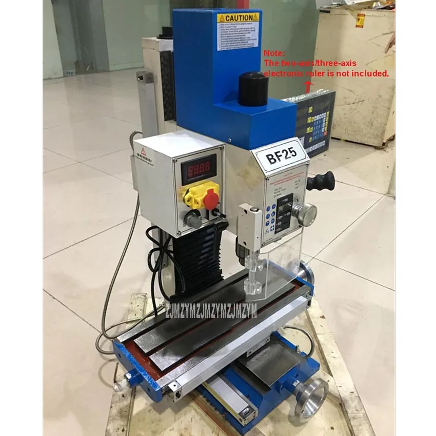 BF25 Drilling Milling Machine Small Industrial Metal Bench Drill Vertical And 220V 1000W MT3 (500x180mm) | Инструменты