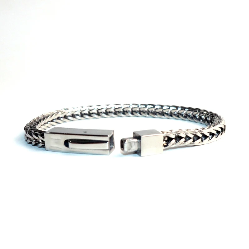 Женский Байкерский велосипед мотоцикл 316L цепь из нержавеющей стали браслет