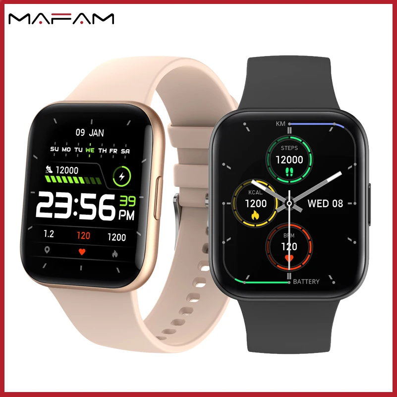 MAFAM 2021 Смарт-часы мужские спортивные часы с пульсометром фитнес-трекер женские