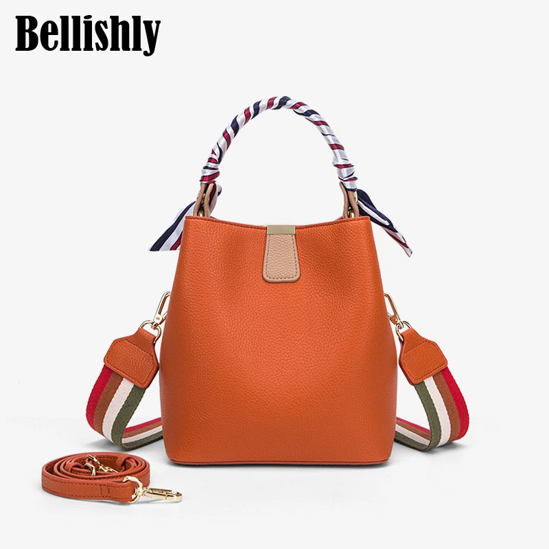 Bellishly бренд 2020 Новая женская кожаная сумка высокого качества Дамская большая