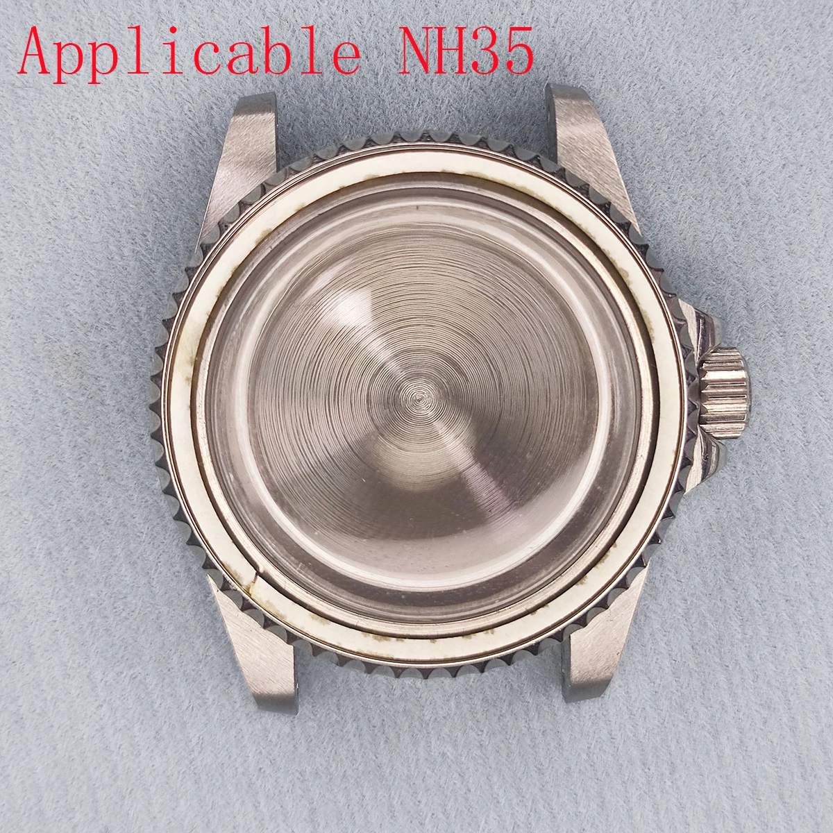 

Suitable for NH35 watch case 39.5mm 3 o'clock calendar Stainless steel electroplating polished back watch parts replacement NH35