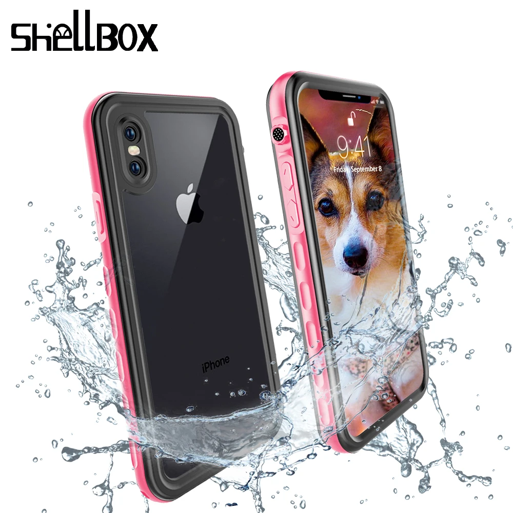 SHELLBOX водонепроницаемый чехол для iPhone X XS Поддержка беспроводной зарядки