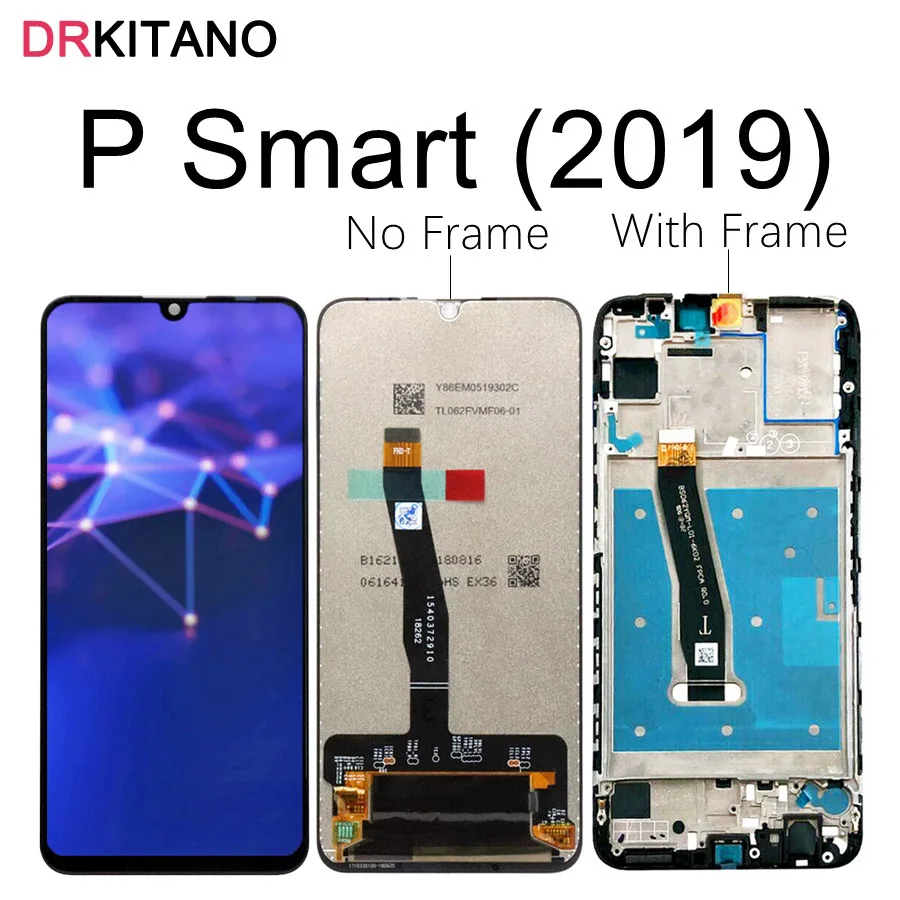 Дисплей DRKITANO для Huawei P Smart 2019 ЖК дисплей сенсорный экран LX1 LX2 LX3 с заменой рамки|lcd