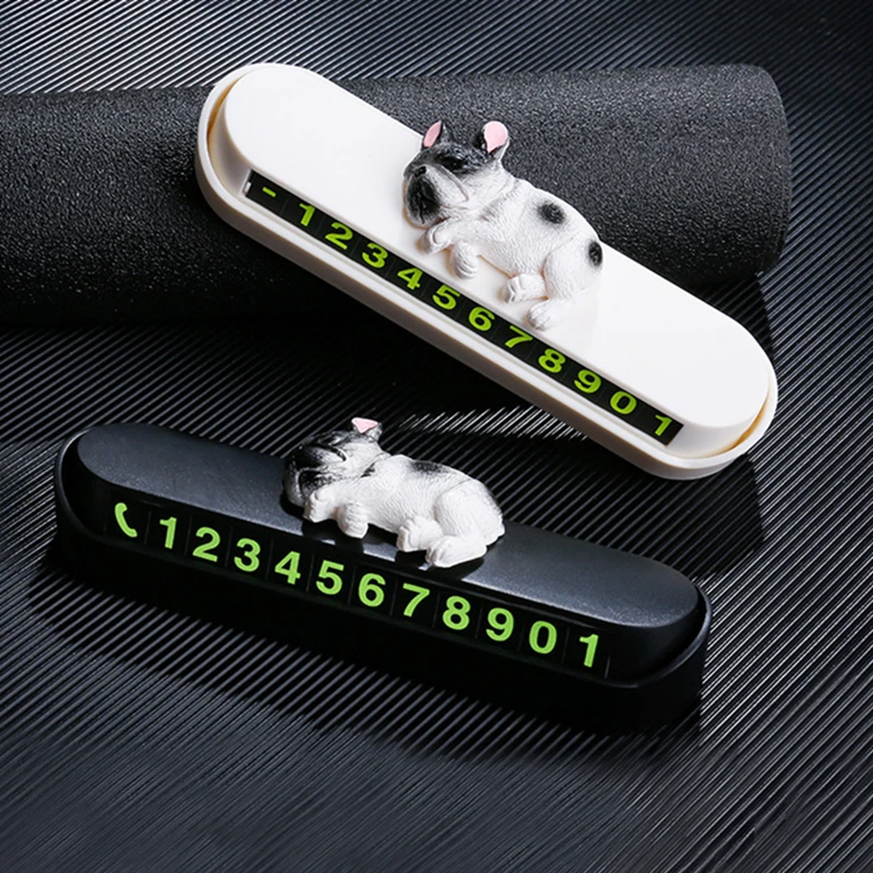 Светящийся портативный скрытый милый знак остановки собаки Временная