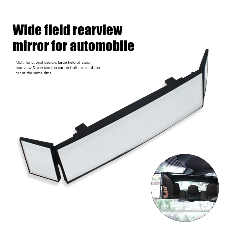 

Car Clip On Rear View Mirror Convex Mirror Driving Safety Universal Wide Angle Rear View Mirror Auto Car Interior Mirrors