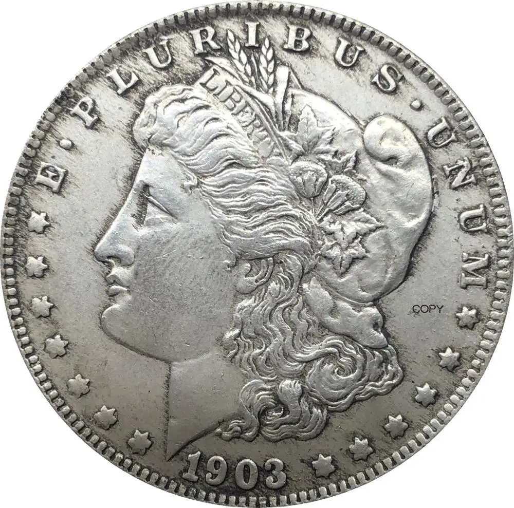 Соединенные Штаты Америки 1903 S Morgan один доллар Монета США Liberty Мельхиор
