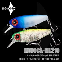 fishing tackle lure minnow weights 2 7g 38mm flaoting suspend water samll mino bait wobblers trolling lures pesca fish ace lokt