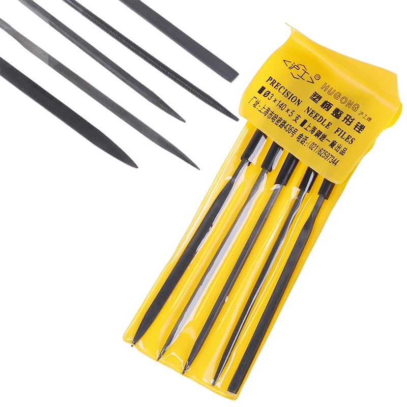 

5Pcs Needle Files Kit Carving Jewelry Diamond Glass Stone Wood Craft Tool