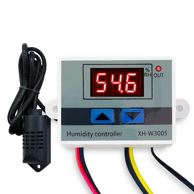 

Digital Humidity Controller Hygrometer Humidity Control Switch Hygrostat With Humidity Sensor Easy to Use FP8