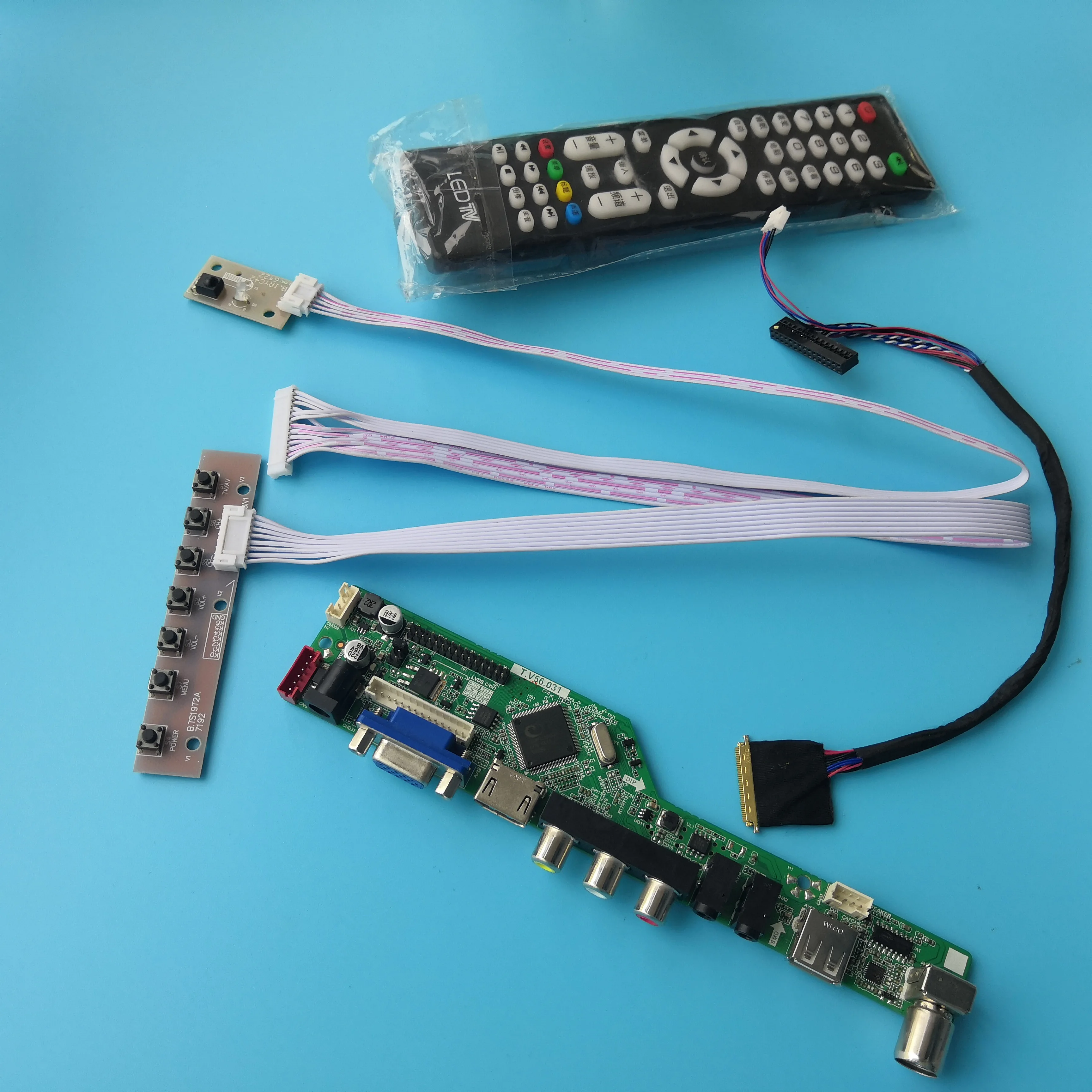 Комплект для LTN133AT17-T05 LCD светодиодный 40pin LVDS экранная панель 1366X768 HDMI USB remote VGA 13 3