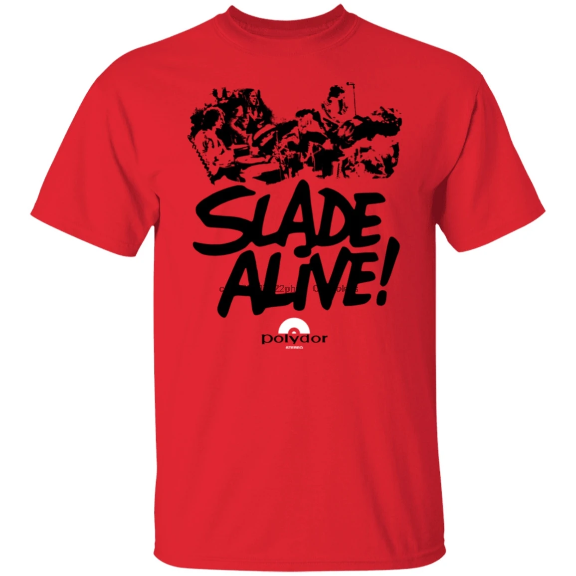 Slade живая! Ретро 1970-е годы Rock Glam Dave Hill Knoddy Holder футболка | Мужская одежда