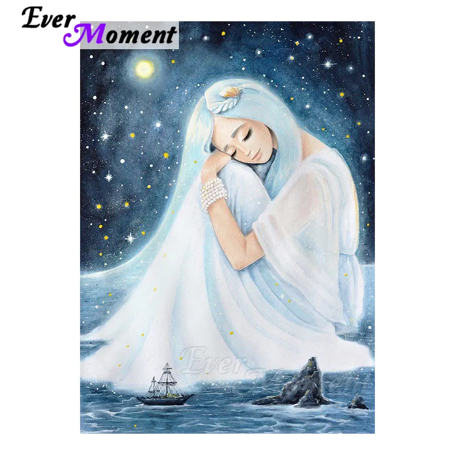 Полноразмерная картина с бриллиантами из эпоксидной смолы|Алмазная мозаика и