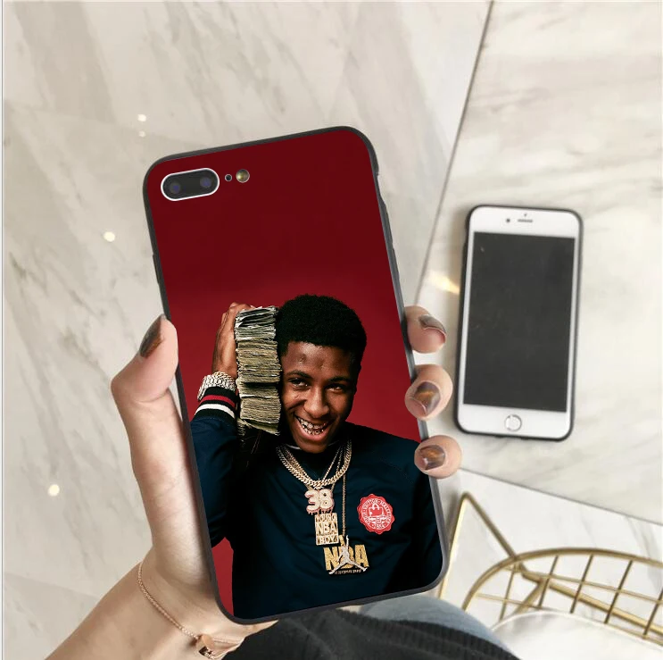 Чехол для iPhone X XR XS MAX Never Broke снова YoungBoy Pop rapper чехол для iPhone 11 6S 7 8Plus Мягкий силиконовый чехол - Цвет: TPU