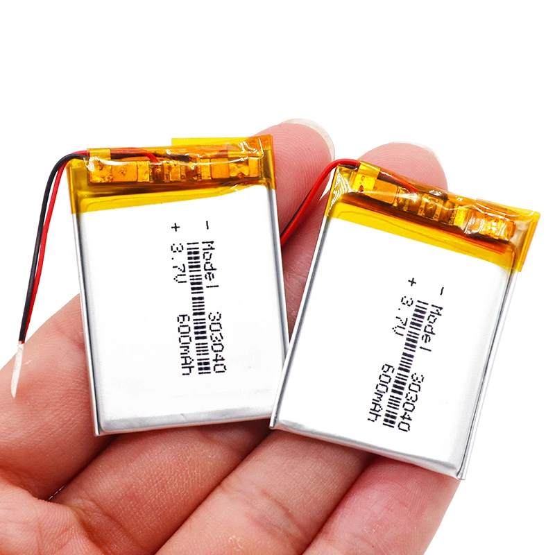 3 7 V 600mAH 303040 полимерный литий-ионный/литий-ионный аккумулятор для dvr GPS mp3 mp4
