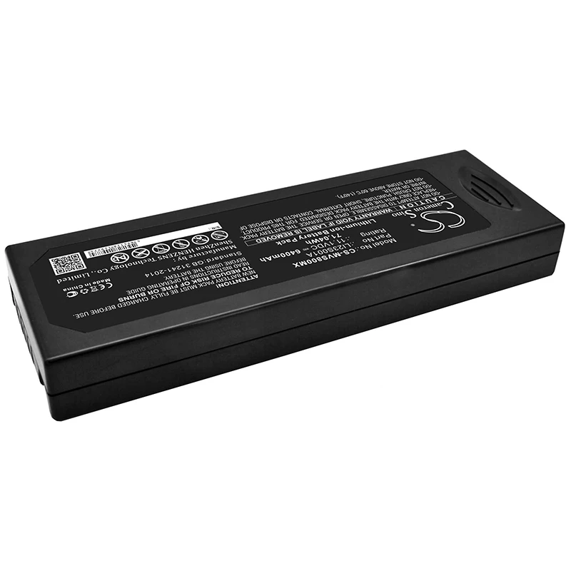 Аккумулятор CS 6400 мАч/71 0 Втч для MINDRAY PM7000 PM8000 VS800 WATO EX20 EX25 EX-25 EX50 EX-65 LI23S001A |