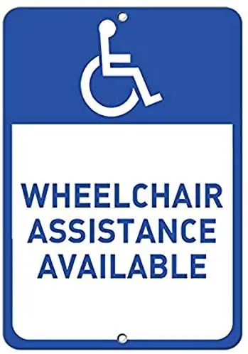 

Предупреждение ительный знак для инвалидной коляски, парковочный знак, дорожный знак, деловой знак, Алюминиевый металлический жестяной зна...