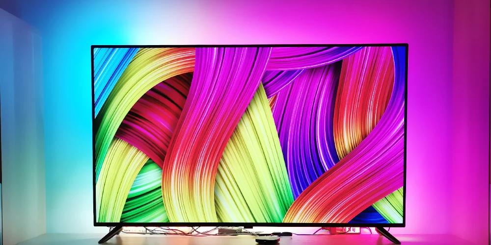 4K Ambi светильник набор для телевизора динамический светильник светодиодный ТВ задний светильник s рассеянный косой светильник ing для HDMI источников 4"-80" ТВ домашний кинотеатр без ПК