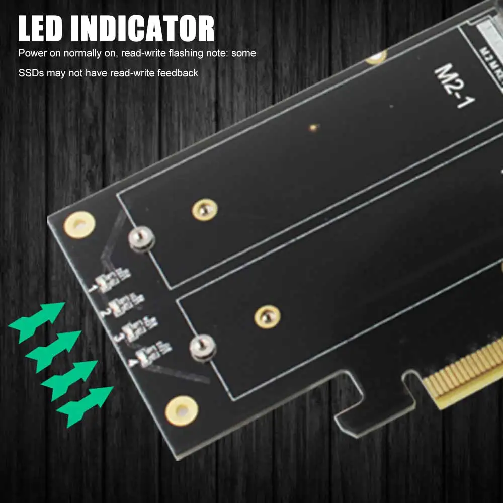JEYI iHyper m.2 X16 TO 4X NVME PCIE3.0 GEN3 4 * RAID CARD PCI-E VROC hyperm.2x16 M2X16 X4 | Компьютеры и офис