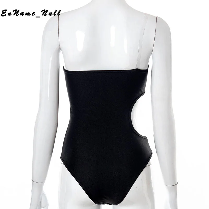 

Summer new solid one line collar Open out navel and back sexy Jumpsuit