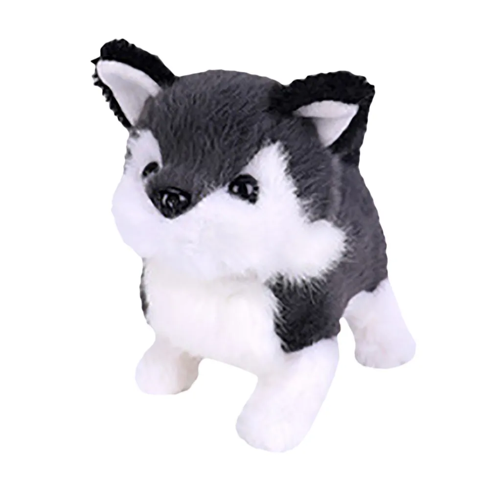 

Electronic Interactive Pet Dog Electric Simulation Movements plush doll Children's Toy Will Bark And Walk Puppy Perfect gift