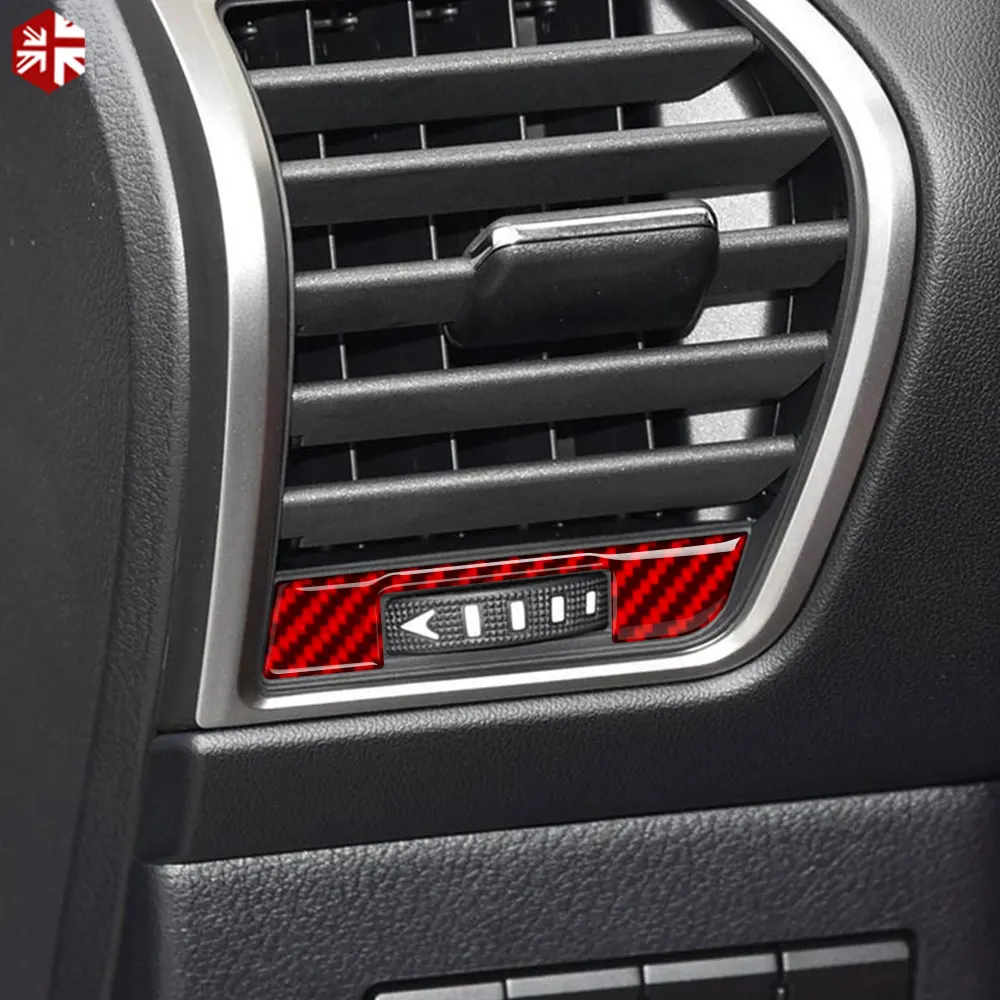 

for Lexus NX 2015-2019 Car Interior Carbon Fiber Side Area Air Conditioner Outlet Cover Trim