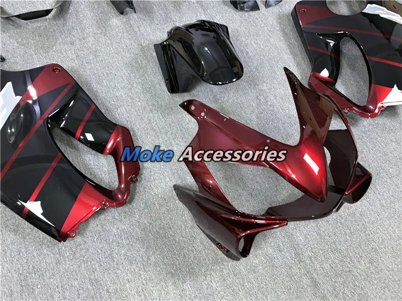 

Motorcycle Fairings Kit Fit For Cbr600f 2004 2005 2006 F4i Bodywork Set High Quality ABS Injection Black Red