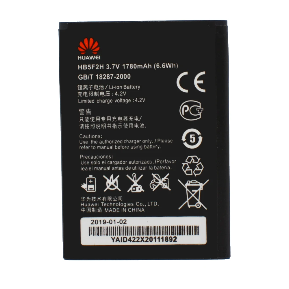 Huawei 100% оригинальный аккумулятор HB5F2H для E5372 E5373 E5375 EC5377 E5330 E5336 E5351 E5356