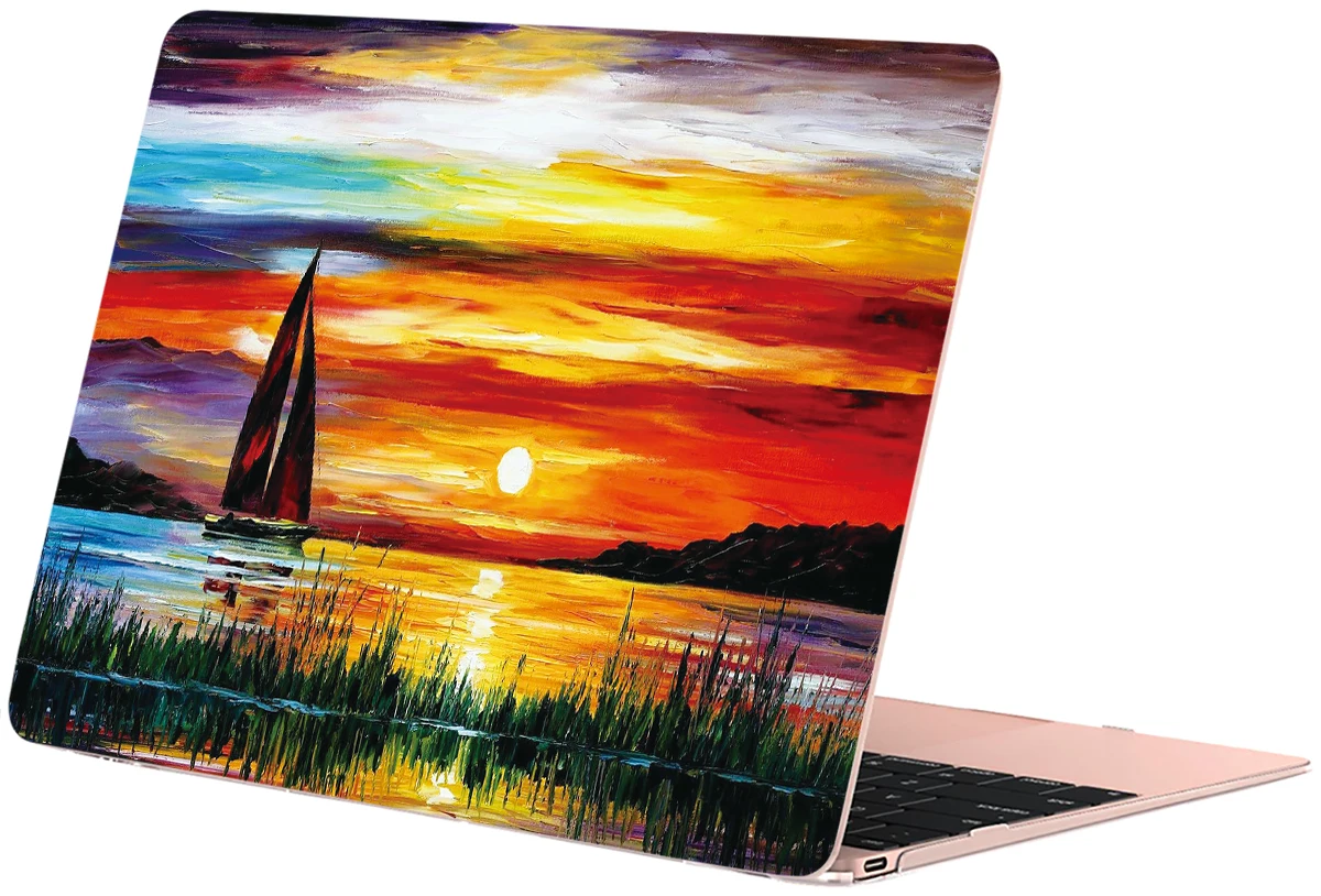 Чехол Sykiila для Macbook Pro 13 15 12 retina Air 11 13 дюймов Сенсорная панель A1932 A2159 матовая крышка с принтом мрамор для ноутбука Forsted