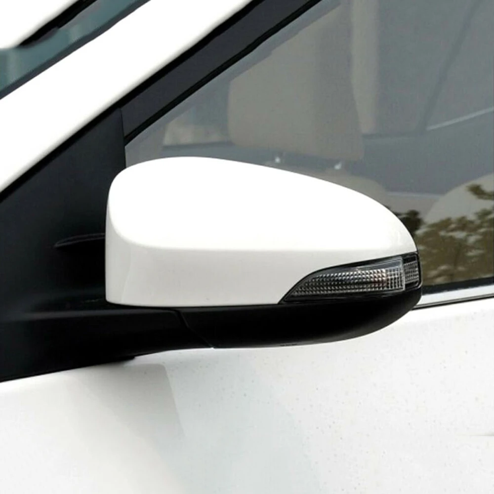 

Right Side Mirror Cover White Cap Car For Toyota Corolla 2014-2018 Passenger Plastic Rearview Durable Practical