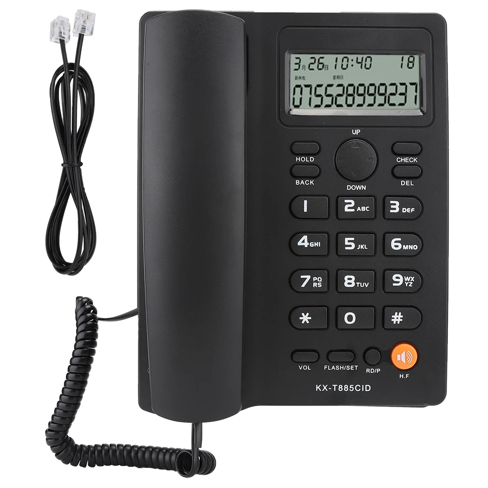 

Caller ID Telephone Hands-free Calling Home Office Hotel Landline Phone English (Black) Telephone Telephone Telephone Telephone