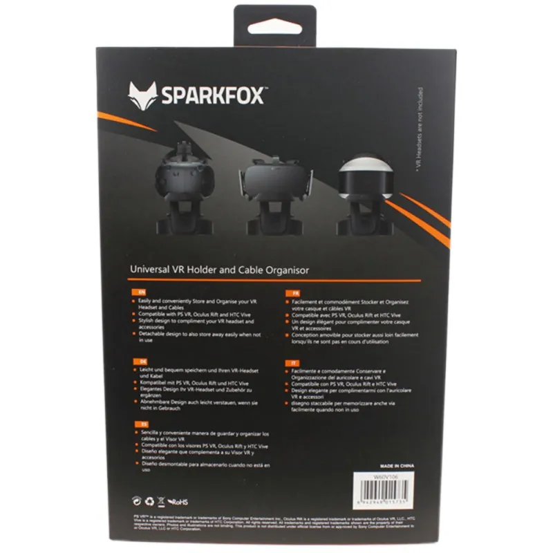 

Storage Holder Plastic Universal Cable Organizer Bracket Mount Stand For PS4 VR Helmet Glasses