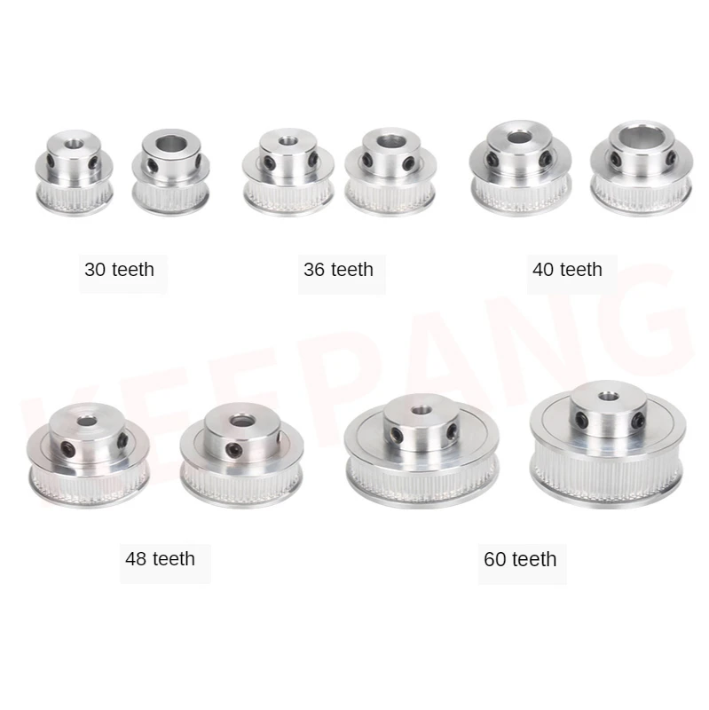 

P36-GT2-6-BF Synchronous pulley 30 36 40 60 tooth inner hole 5 bandwidth 6/10MM