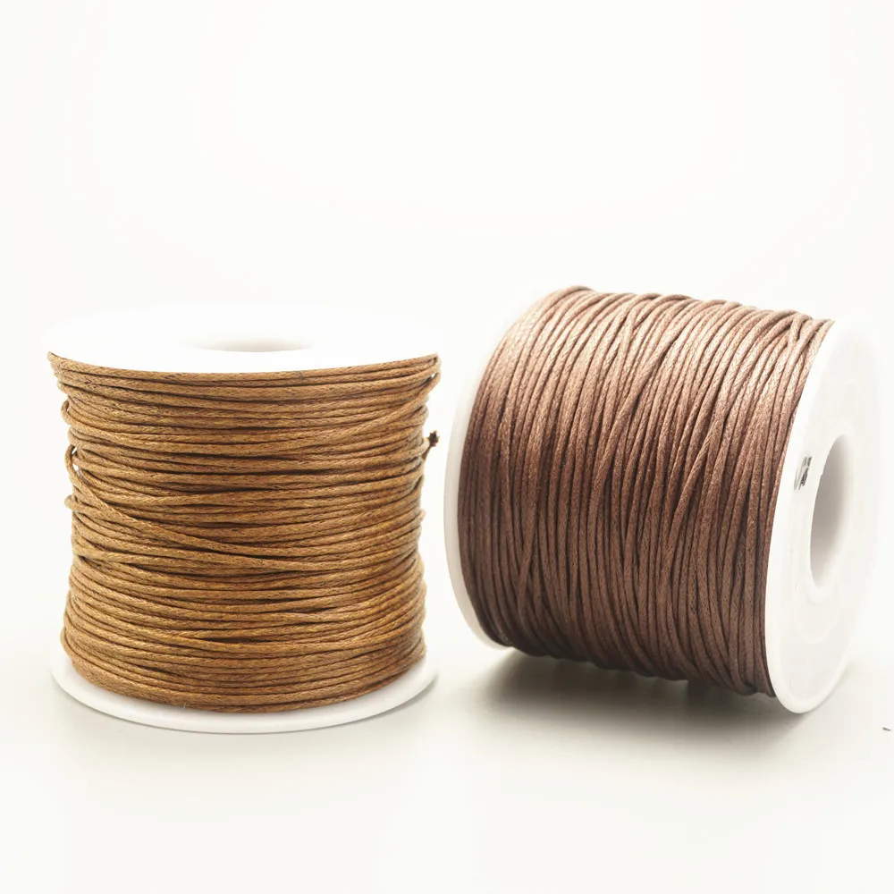 1 мм вощеный шнур разноцветный восковой хлопковый для самостоятельного