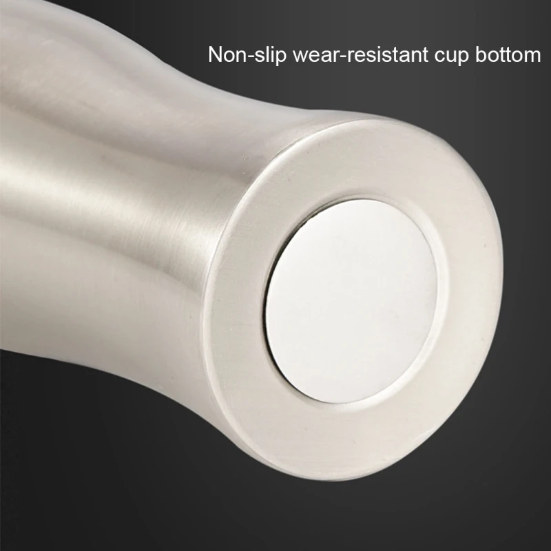 

Outdoor Thermos Cup Double-layer Vacuum Flask with Lid Stainless Steel Portable