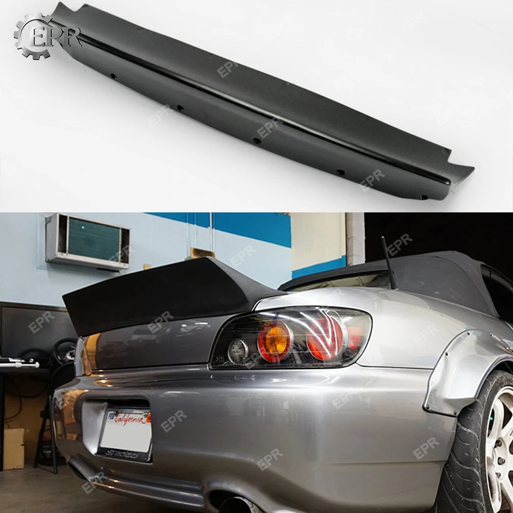 Для S2000 AP1 AP2 RB Стиль FRP волокно стекло Широкий задний спойлер Duckbill для Honda Стекловолоконный ствол крыло Уплотнительная Прокладка тела комплект
