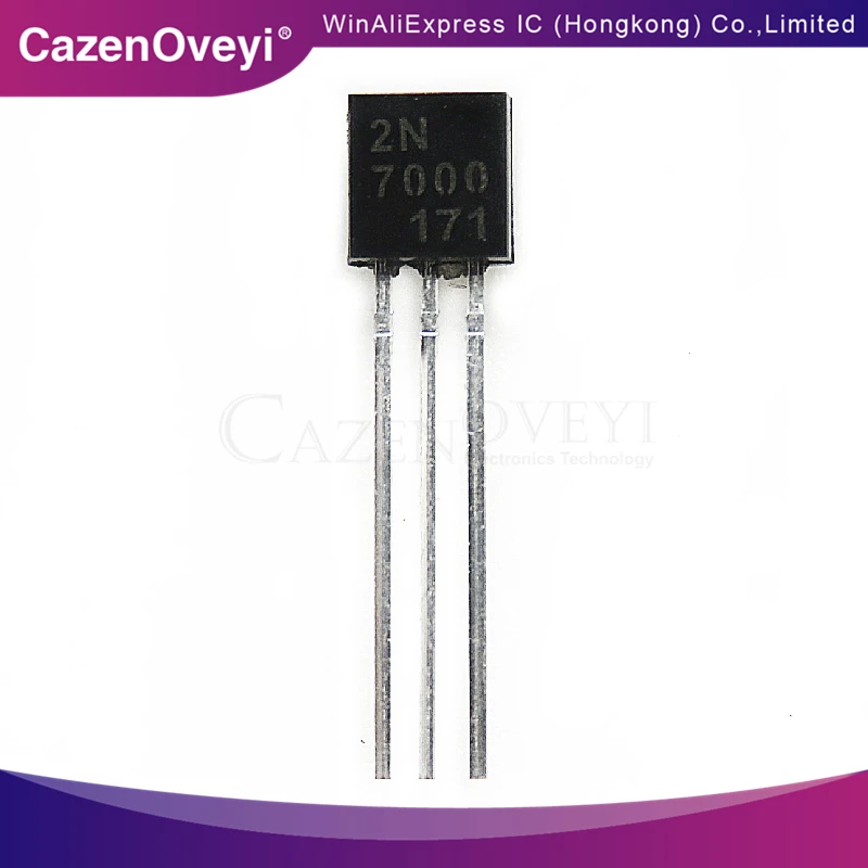 

20 шт./лот 2N7000 TO92 маленький сигнал MOSFET 200 mAmps, 60 вольт N-Channel TO-92 новая искусственная кожа