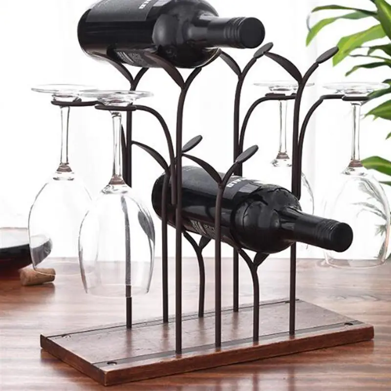Портативная витрина для вина модная многофункциональные бутылки стеклянная