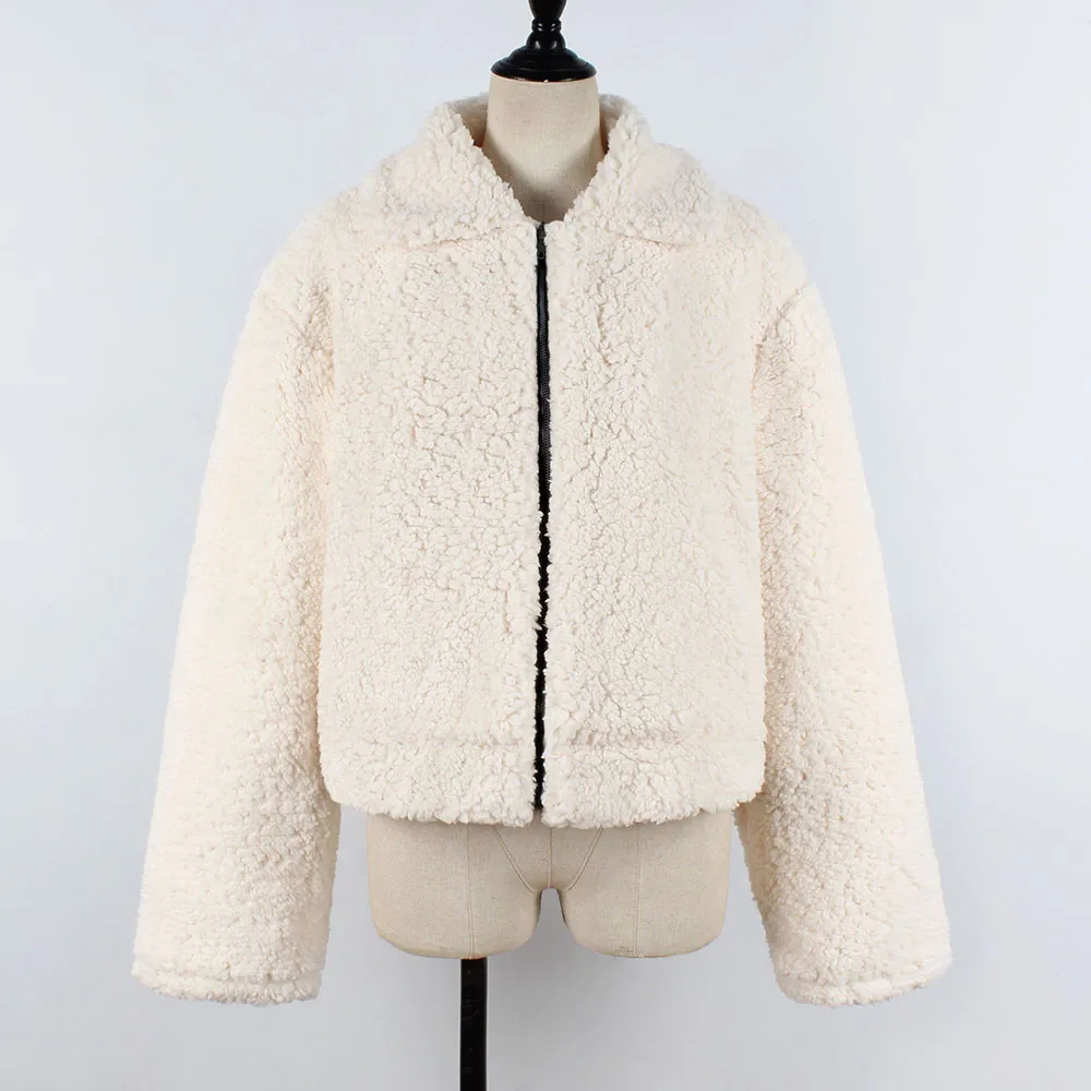 

Womail jacket Women Coat 2019 Winter Warm Faux Fur Fleece Ladies Cardigan Coat Zipper Vintage Parka Outwear Casual Overcoat 920