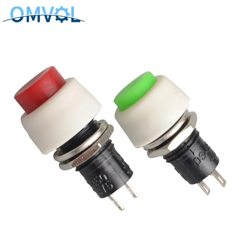 Настенный датчик движения 10 мм мгновенный и самоблокирующийся кнопочный