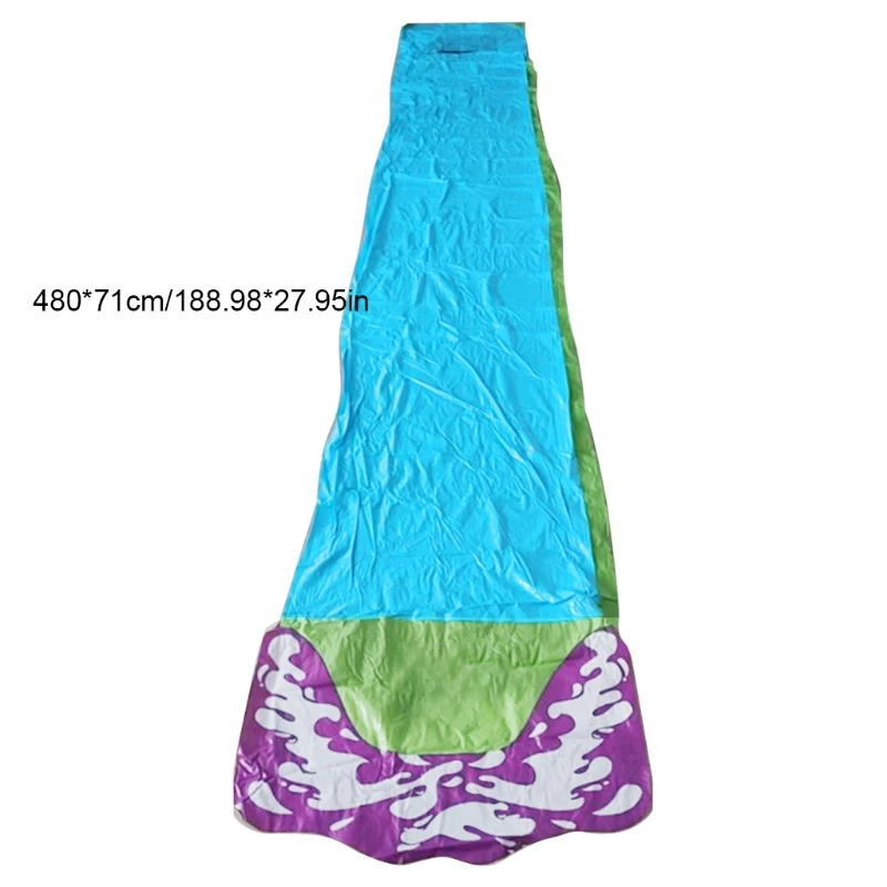 

57EE Inflatable Water Slide Racer Pool Kids Summer Park Backyard Play Fun Outdoor Slip Slide Wave Rider