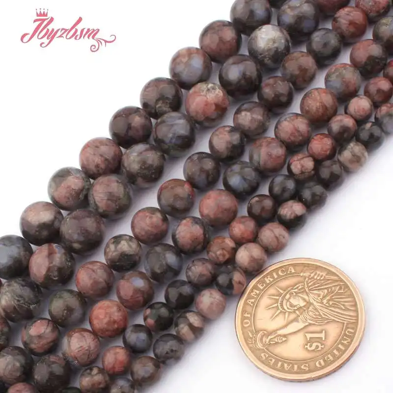 Бусины из агата и натурального камня для изготовления ожерелий 6 8 10 мм | Украшения