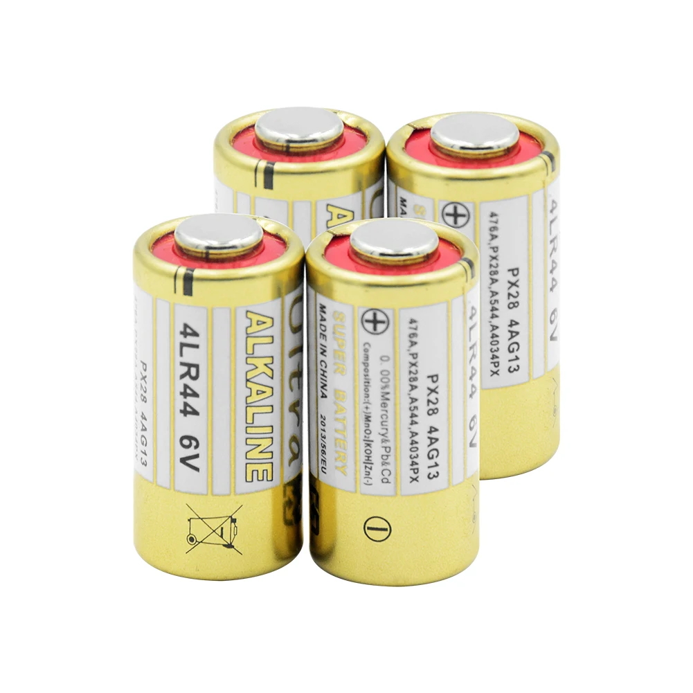 Высокое качество 4 шт. 4LR44 6V 150 мА/ч, сухой щелочной Батарея для дрессировки собак воротники A544 4034PX PX28A 4G13 PX28L 476A K28A L544