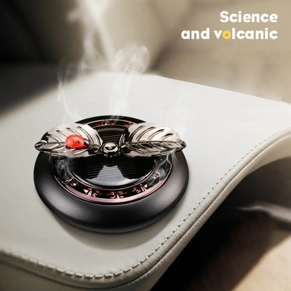Car Solar Rotated Air Freshener Perfume Aroma Diffuser Automobiles Interior Fragrance Smell Purifier Ornaments Accessories |
