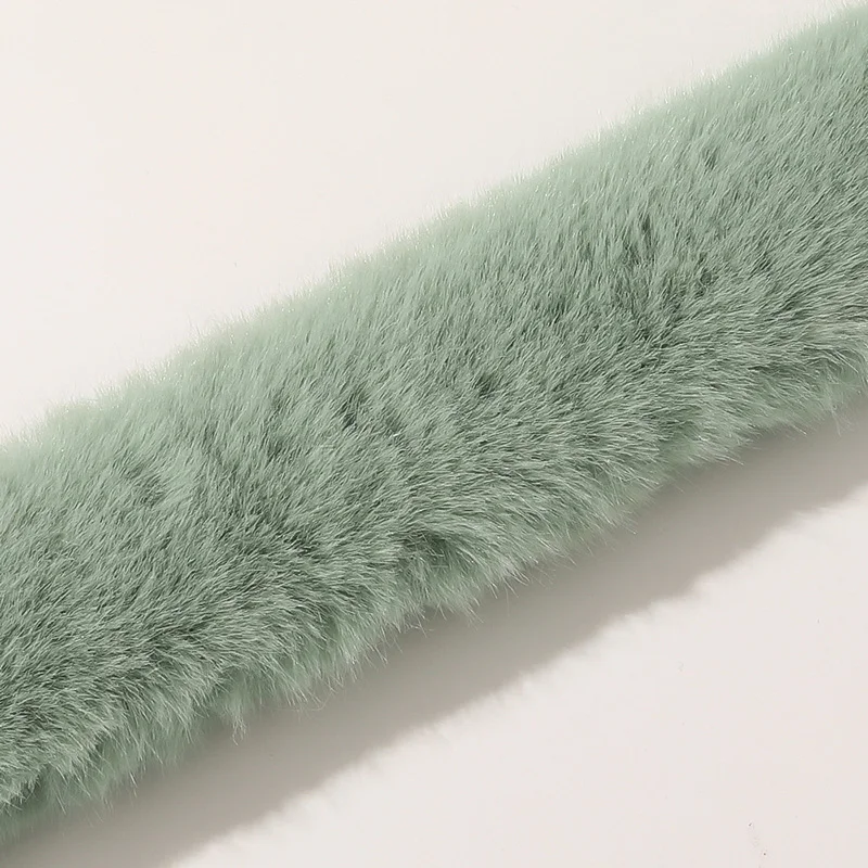 

Fashion Fluffy Faux Fur Furry Scrunchie Elastic Solid Hair Ring Rope Band Tie Round Girls Yellow Red Green Ponytail Plush Hair