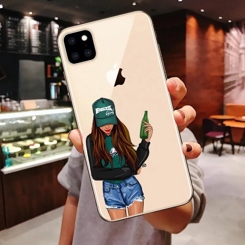 Силиконовые чехлы для телефонов для девочек Bff Best Friends Forever для iPhone 11 Pro Max Xs 6 6S 7 8 Plus X XR XS MAX 5S SE 5 задняя крышка чехол - Цвет: TPU