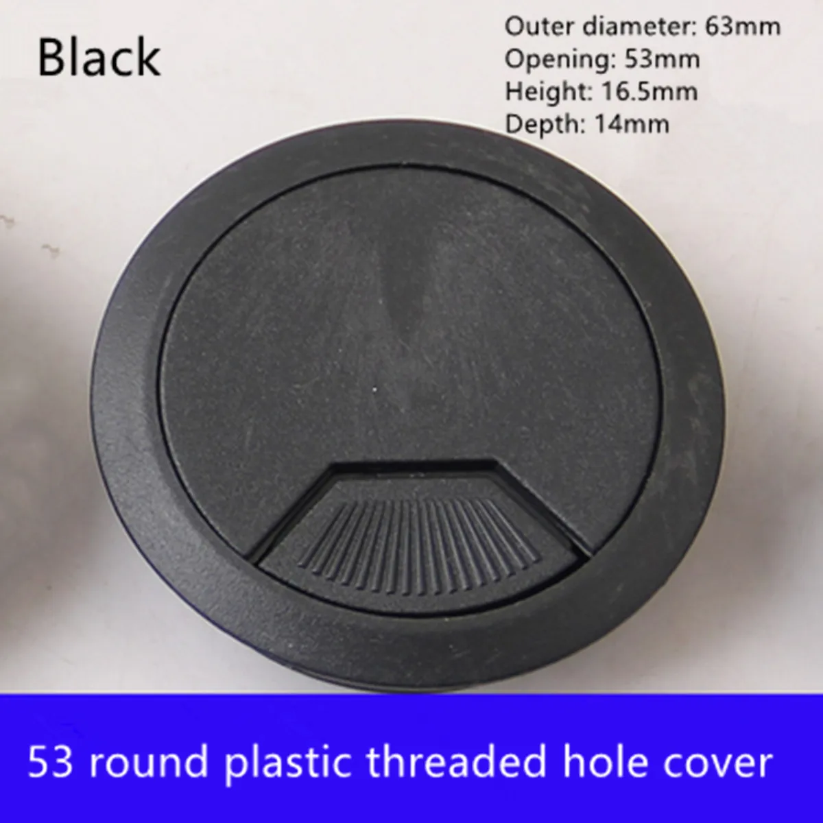 Компьютерный настольный офис резьбовое отверстие крышка квадратный круглый