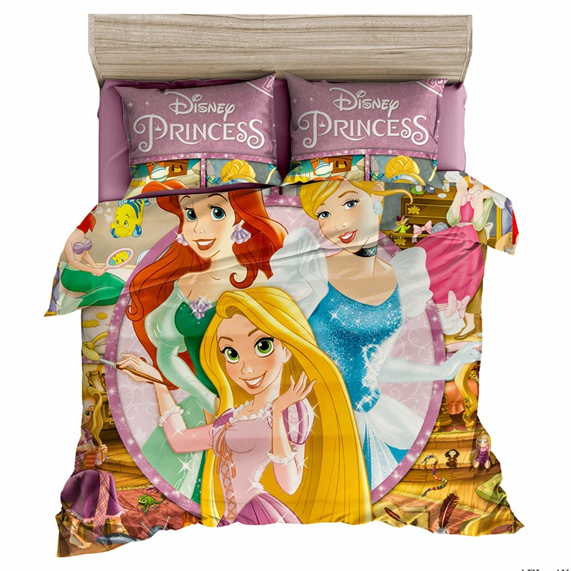

Disney Snow White Bedding Set Princess Single Double Queen King Size Duvet Cover Children Bedroom Comforter Bedding Sets Luxury