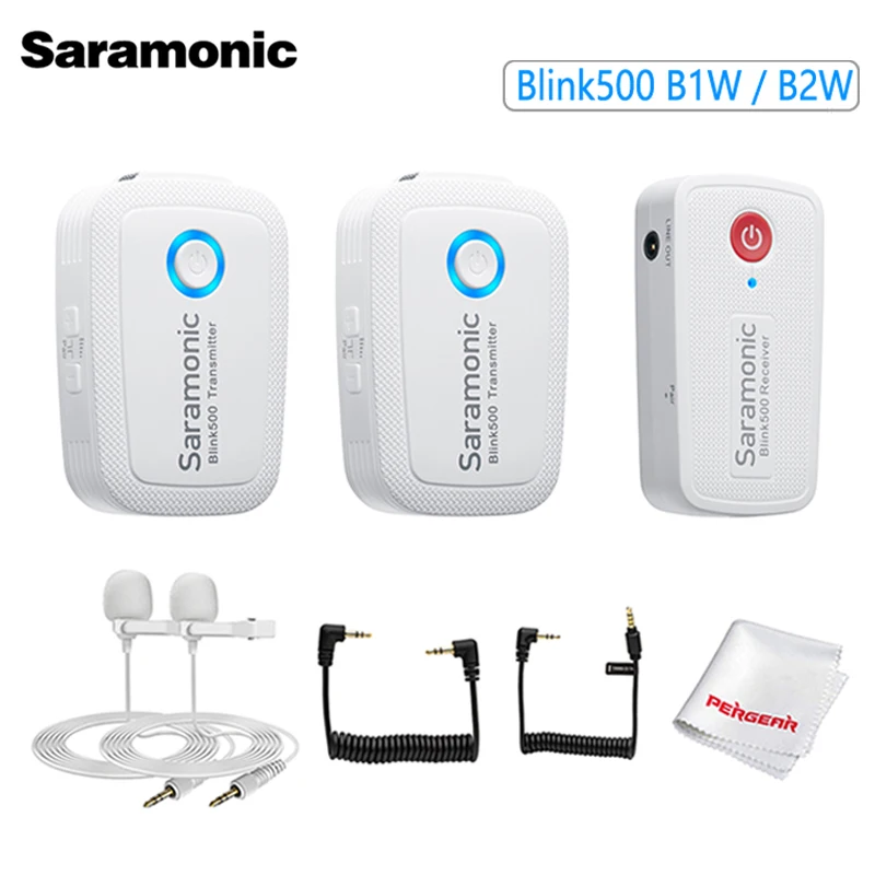 Saramonic Blink500 B1W / B2W 2 4 ггц двухканальный беспроводной микрофон с петличным