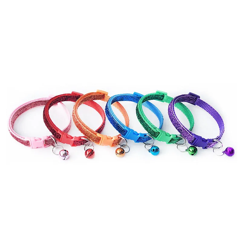 Нейлоновый ошейник с колокольчиками для маленьких собак и щенков|Ошейники