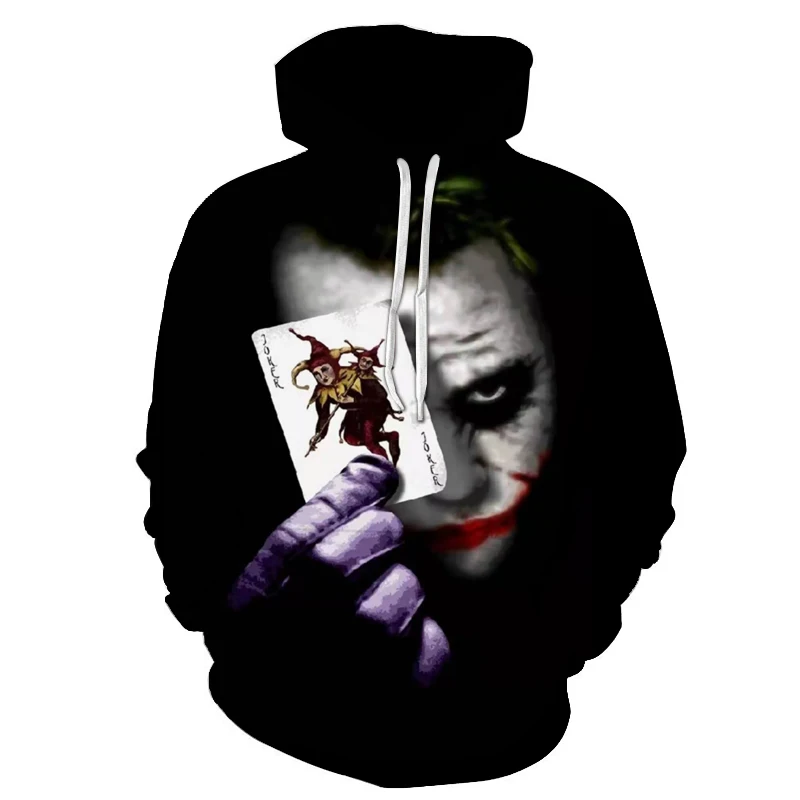 

Funny Clown Mens 3D Printed Hoodeds Sweatshirt Creative Holiday Fashion Hoodie Fall Winter Boys Individuality Hooded Pullover